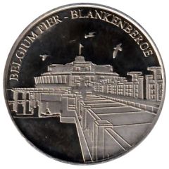 National Tokens Belgian Heritage - Blankenberge Belgium Pier