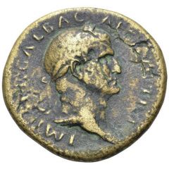 Sestertius - Galba S C, Victory