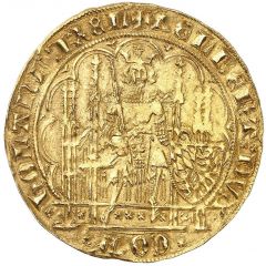 Gold Écu `Chaise d`Or` - Albert of Bavaria