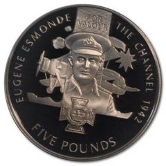5 Pounds - Elizabeth II Victoria Cross - Eugene Esmonde