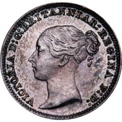 1 Penny - Victoria 1st portrait, Maundy issues