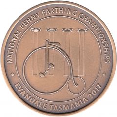 Medal - Evandale National Penny Farthing Championships