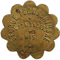 50 Cents - George Pronschinske Waumandee, Wisconsin