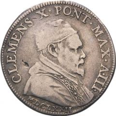1 Giulio - Clement X DA PACEM DOMINE IN DIEBVS NOSTRIS