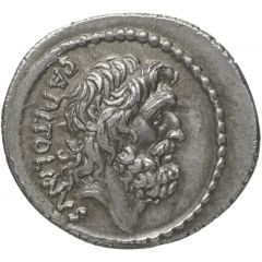 Denarius Petillia: Petillius Capitolinus, CAPITOLINVS / PETILLIVS