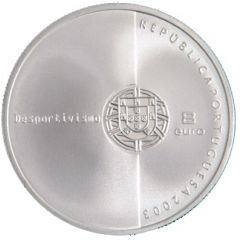 8 Euros Values of Football - Fair Play, .925 Silver