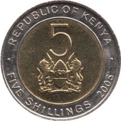 5 Shillings Non-magnetic