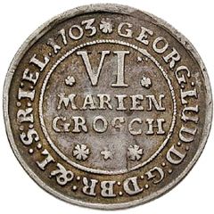 6 Mariengroschen - George Louis