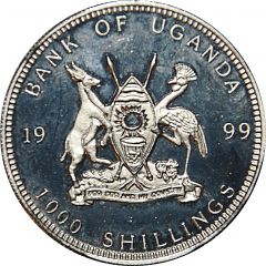 1000 Shillings 2 Euro cent Austria