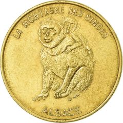Monnaie de Paris Tourist Token - Alsace La Montagne des Singes - Face simple
