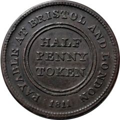 Half Penny Token - Bristol