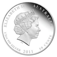 50 Cents - Elizabeth II 4th Portrait - Bush Babies - Koala