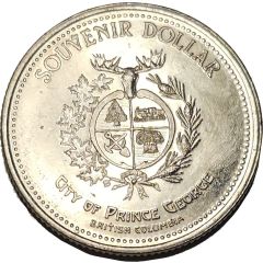 Souvenir Dollar Prince George, British Columbia