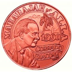 Mardi Gras Token - Alla Maharajah of Alla - Corrado Giacona, New Orleans, Louisiana