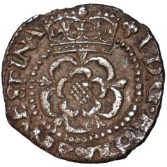 1/2 Groat - James I 3rd coinage, smaller crown, no stops on reverse