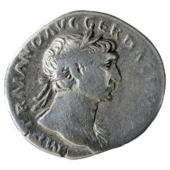 Denarius - Trajan COS V P P S P Q R OPTIMO PRINC, Victory