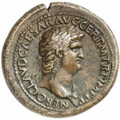 Sestertius - Nero DECVRSIO S C