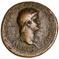 Sestertius - Nero DECVRSIO S C
