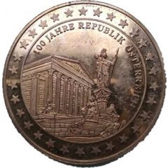 Medal - 100 years of Austrian Republic