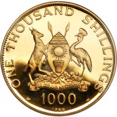 1000 Shillings Pope Paul VI