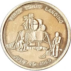 Token - TWA Milestones in Manned Flight First Moon Landing