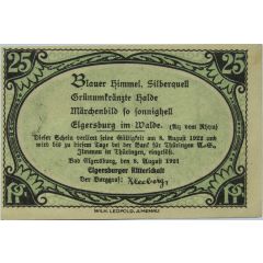 25 Pfennig Ritterschaft