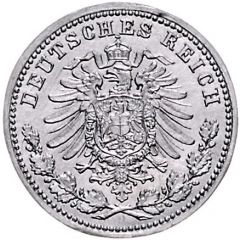50 Pfennig - Wilhelm I type 1 - large shield - Pattern