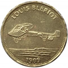 Shell Token - Man in Flight #05 - Louis Bleriot, 1909