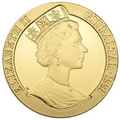 1/2 Crown - Elizabeth II Rotary Club of Gibraltar
