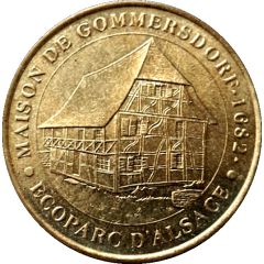 Monnaie de Paris Tourist Token - Ecoparc d`Alsace Maison de Gommersdorf