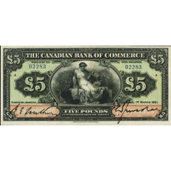 5 Pounds The Canadian Bank of Commerce