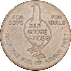 5 Dollars - Red Goose Shoes Large Lettering