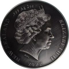 5 Dollars - Elizabeth II 4th Portrait - Archey`s Frog