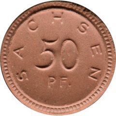 50 Pfennig - Sachsen
