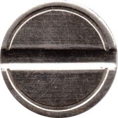 Blank Token with 1/1 groove, 23.97 mm