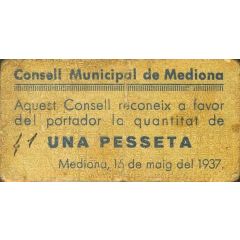 1 Peseta Mediona