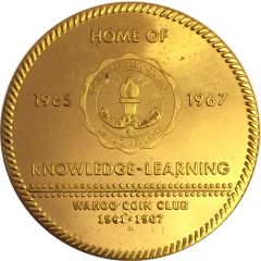 Token - Nebraska Centennial Wahoo Coin Club