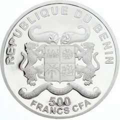 500 Francs CFA Pope Pius XII