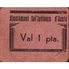 1 Peseta Sallavinera d`Anoia