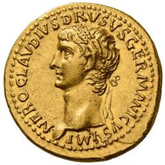 Aureus - Drusus the Elder DE GERMANIS