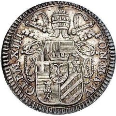 1 Grosso - Clement XIII VTERE QVASI HOMO FRVGI