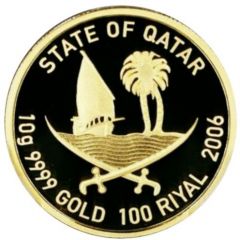 100 Riyals 2006 Asian Games, Lanner Falcon