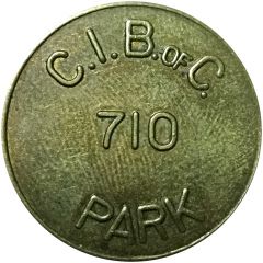 Parking Token - 710 Vancouver, Canada