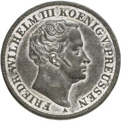 2 Thalers - Frederick William III Tin pattern strike
