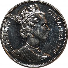 1 Crown - Elizabeth II Sir Walter Raleigh