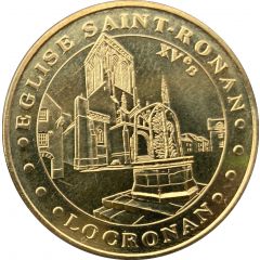 Jeton touristique - Monnaie de Paris - Locronan - Eglise Saint-Ronan