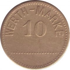10 Pfennig Werth-Marke