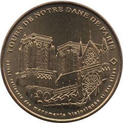 Monnaie de Paris Tourist Token - Tours de Notre-Dame de Paris