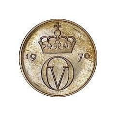 10 Øre - Olav V Trial strike