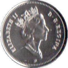25 Cents - Elizabeth II Canada Day